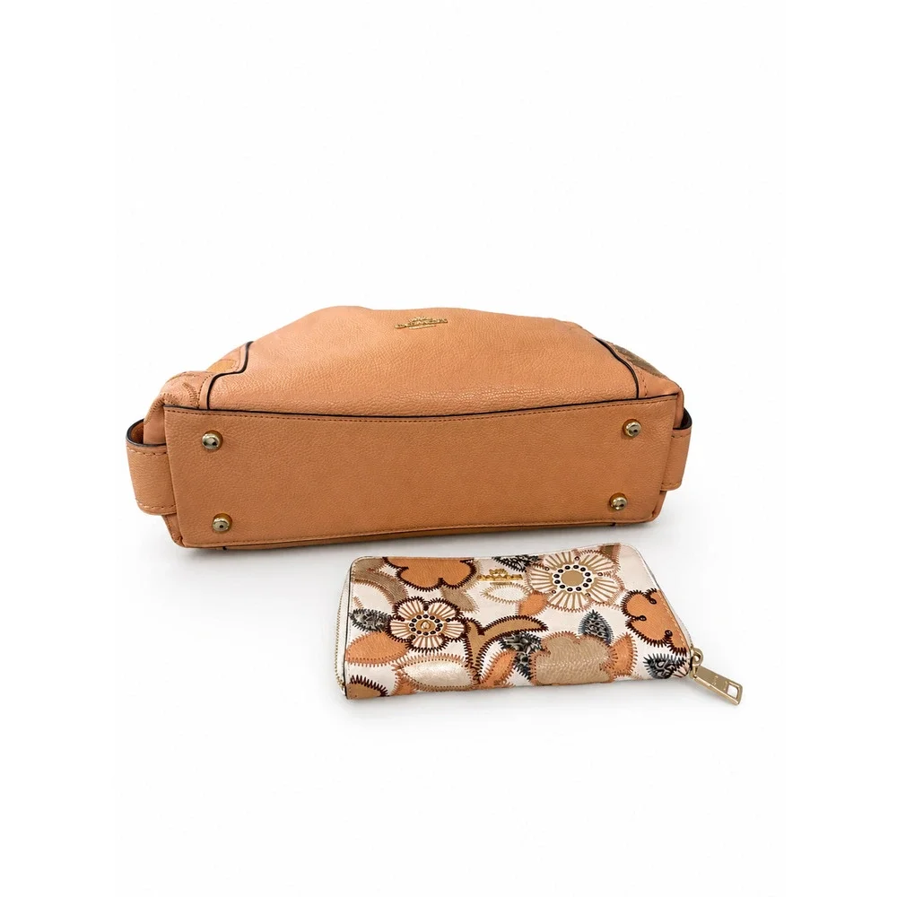 Coach Edie 31 Tea Rose Bag & Wallet Set